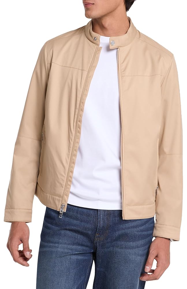 MICHAEL KORS バーニッシュ レザー ブレザー　ジャケット MICHAEL KORS バーニッシュ レザー ブレザー ジャケット MICHAEL